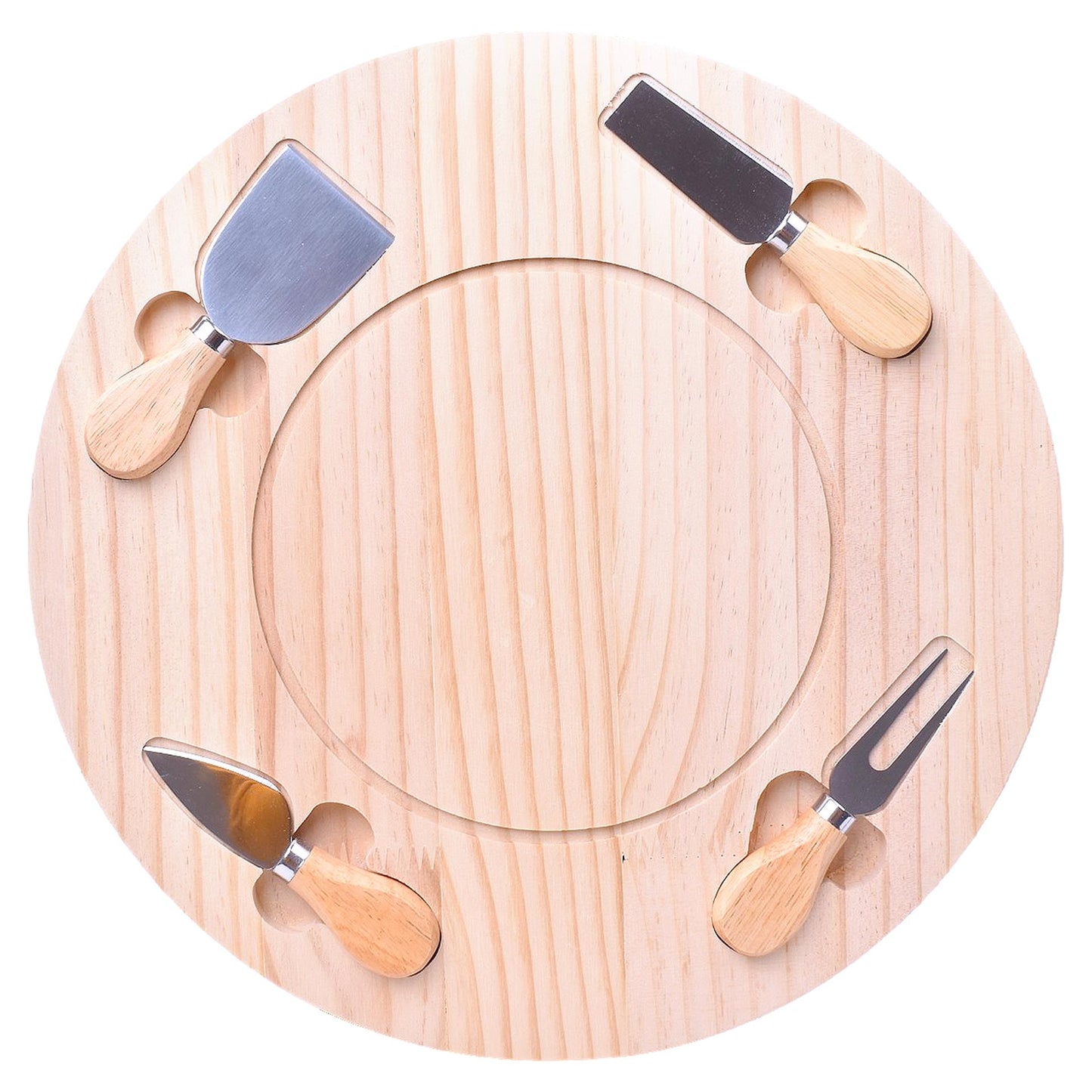 Tábua de Madeira p/Quejio c/Acessórios KIKASA