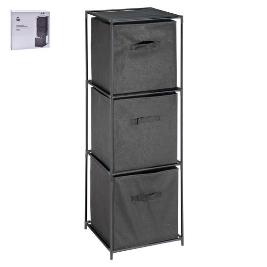 Organizador p/Arrumação c/3 Gavetas 102cm KIKASA