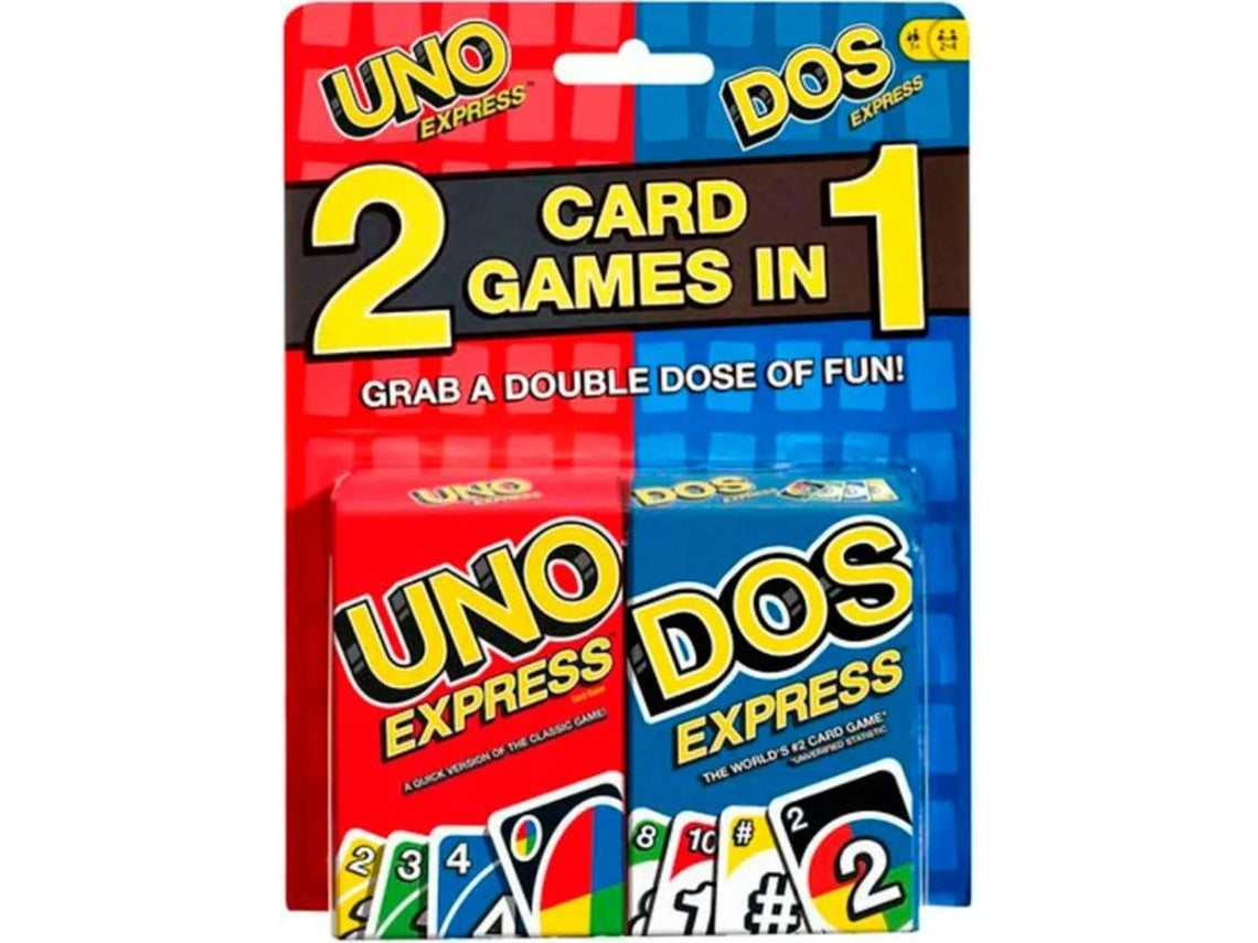 Pack Jogo MATTEL Uno e Dos - Combo Express