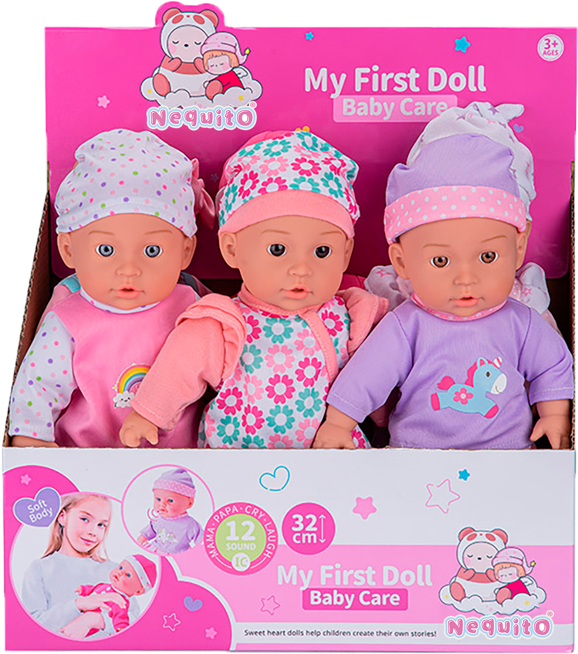 Boneca 30CM Soft NEQUITO