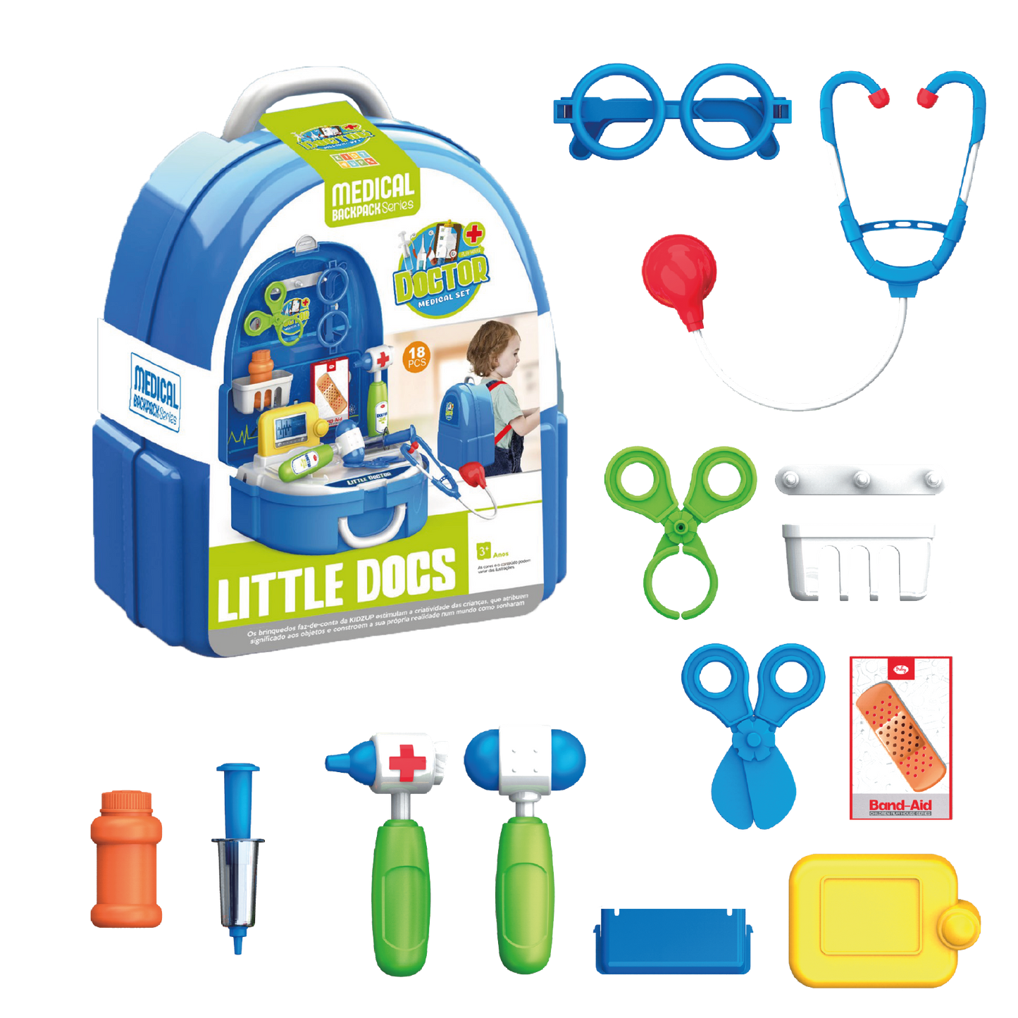 Mochila Pequeno Médico 18 pcs
