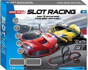 Pista Elétrica Carrinhos 1:43 c/2 Comandos SPEEDRACER