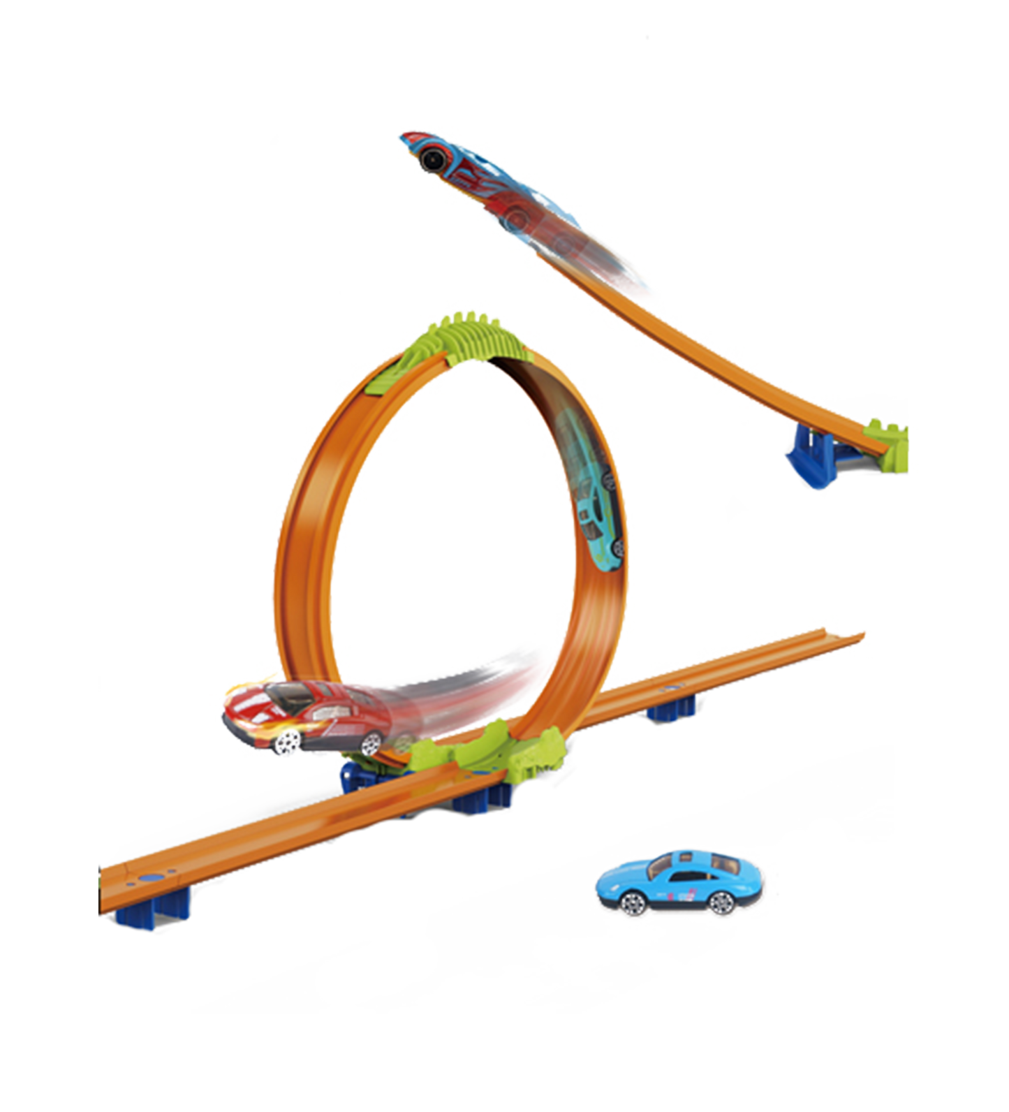 Garagem Arrumação/Pista c/8 Carros SPEEDRACER