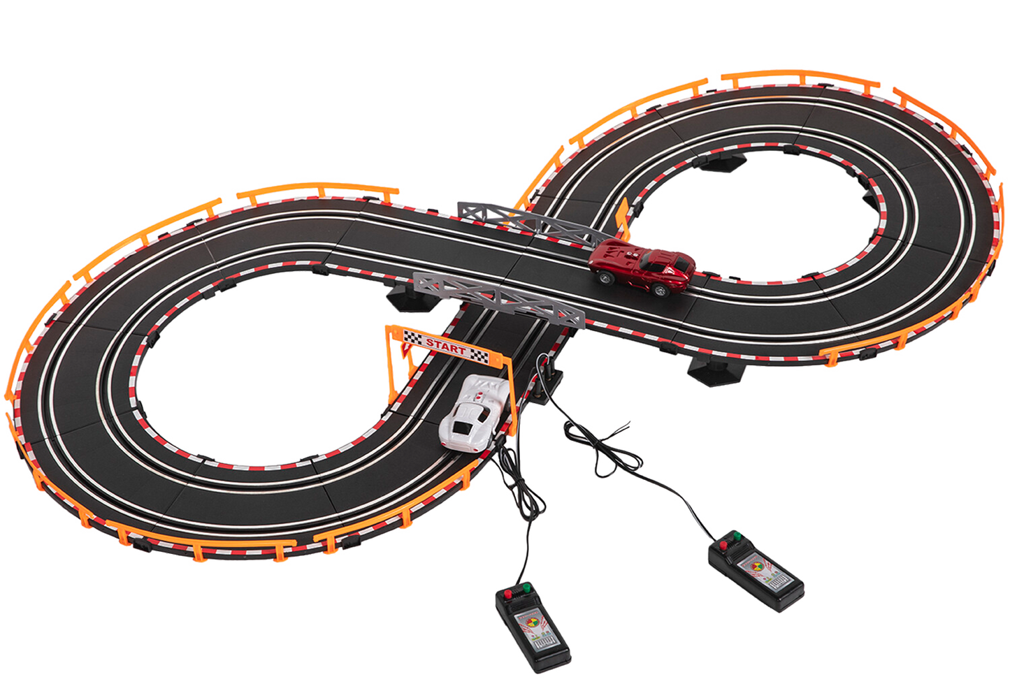 Pista Carrinhos 239cm c/2 Comandos SPEEDRACER