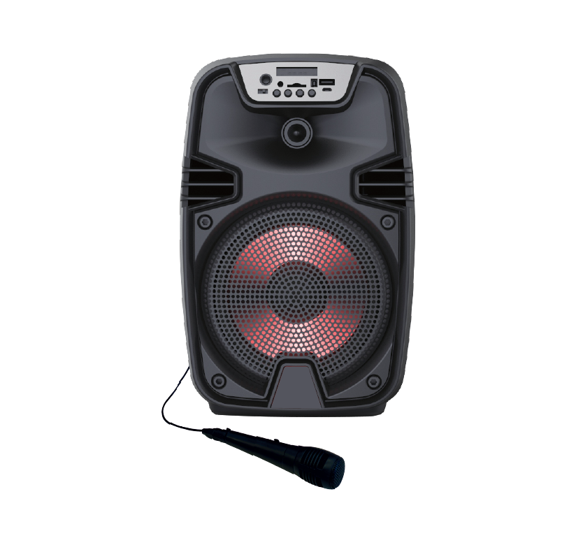 Coluna Karaoke com Microfone Play&Party