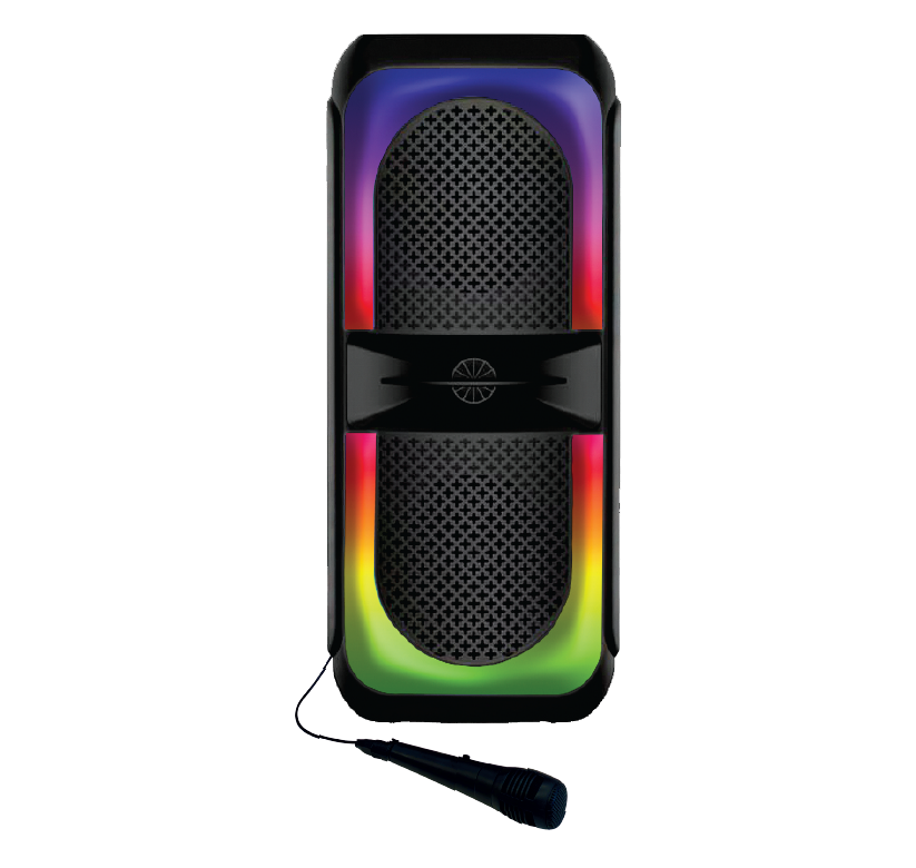 Coluna Karaoke com LED Play&Party