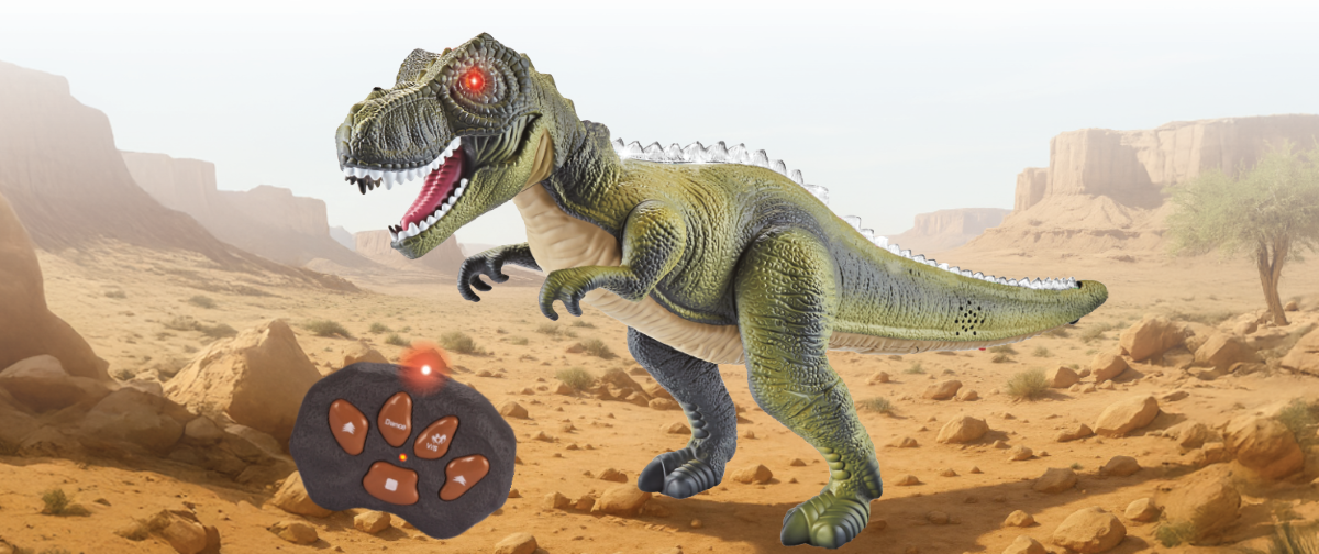 Dinossauro T-REX de Brincar (37 cm c/ Controlo Remoto)
