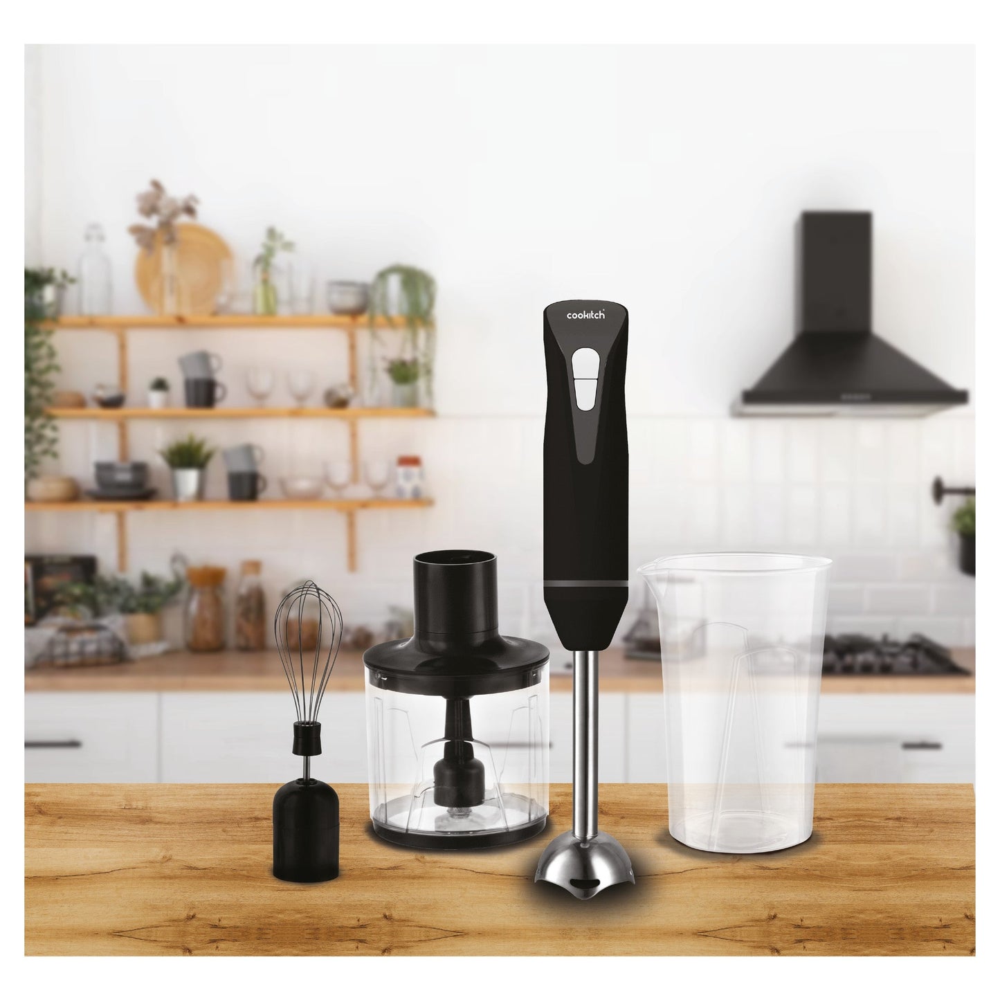Varinha Mágica 1200W Set 3 em 1 Preto COOKITCH