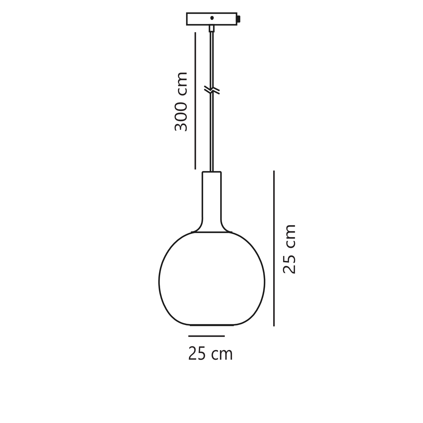 Alton 25 Candeeiro de Tecto Branco