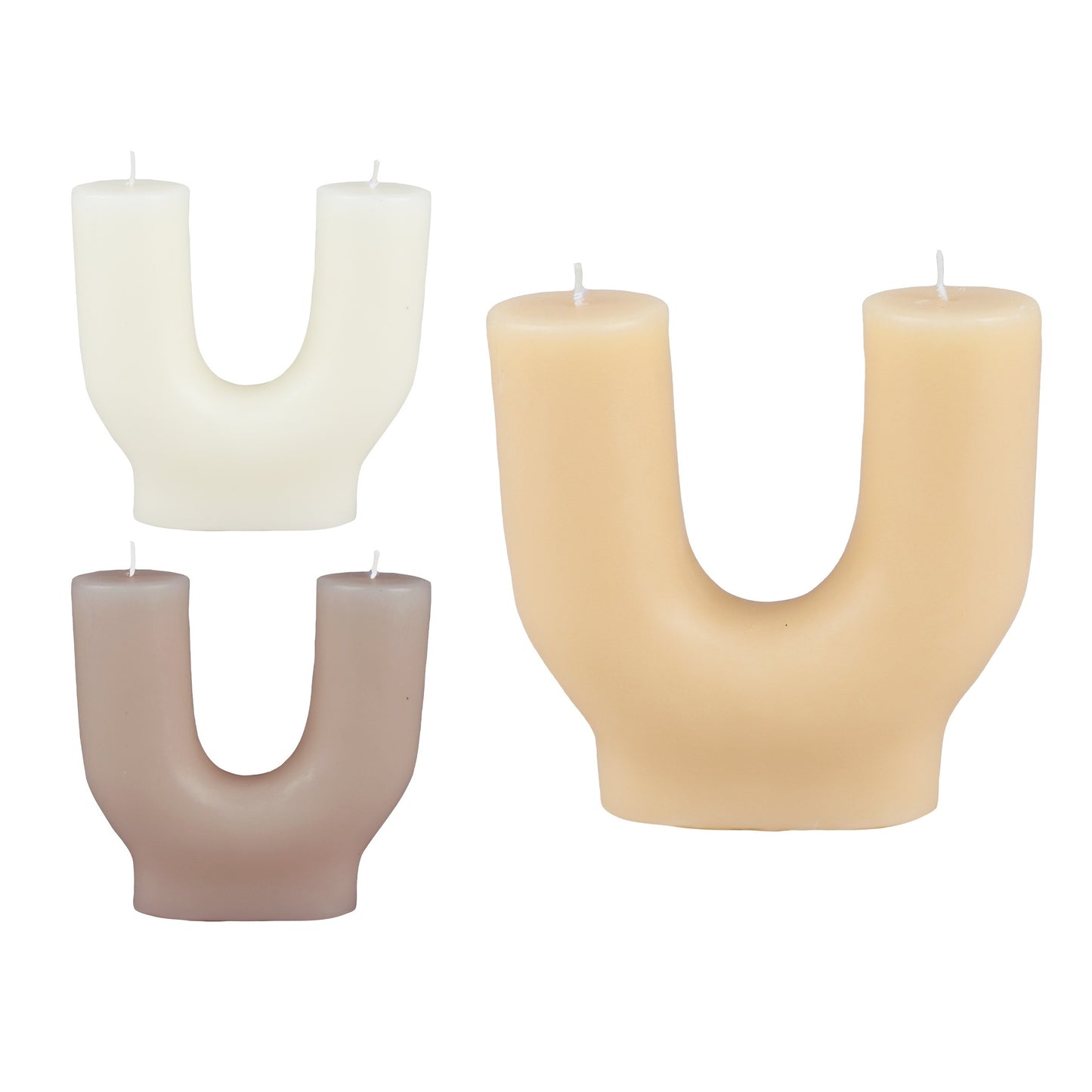 Pack Velas em Arco 3 Cores Sortidas (14,5x5x15 cm)