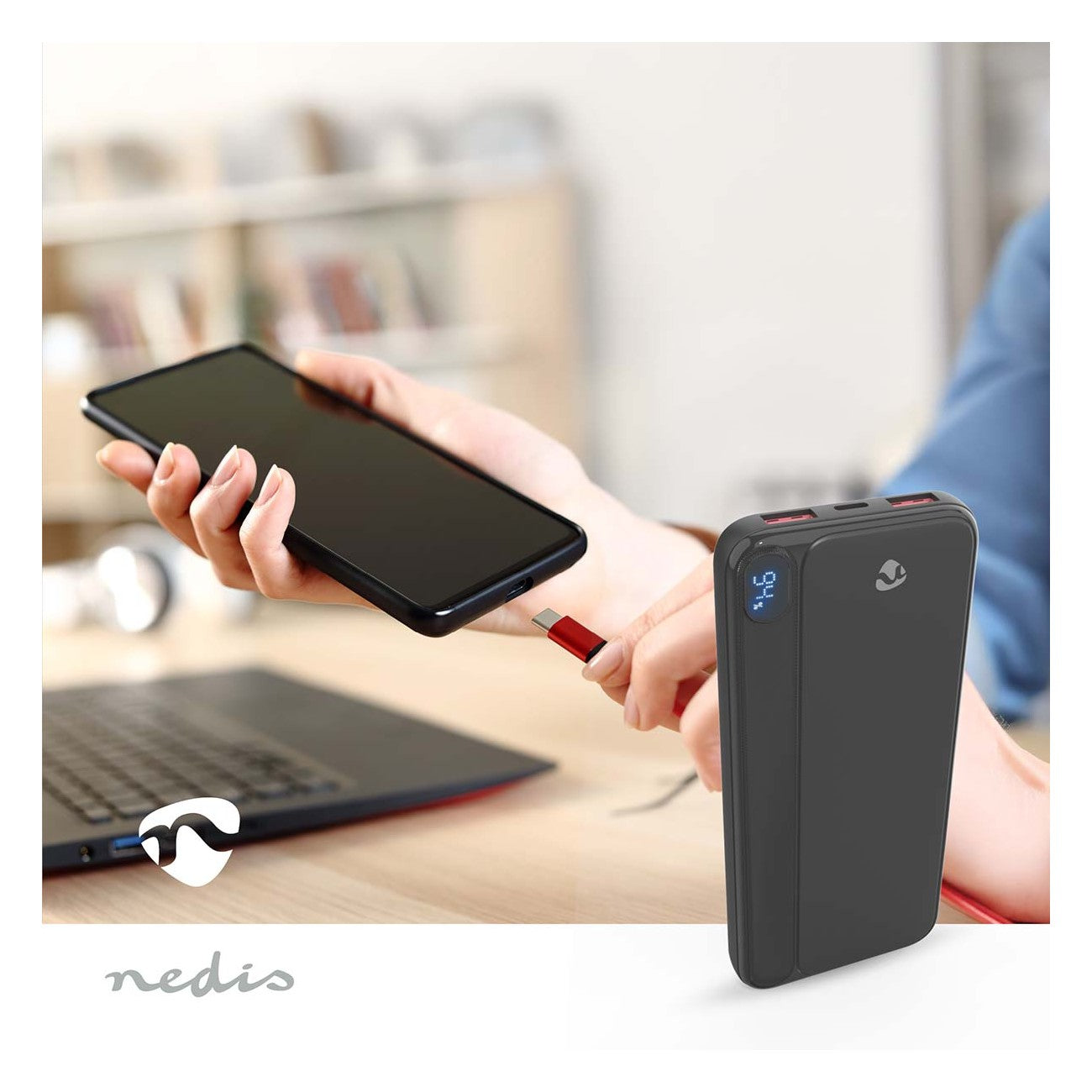 Powerbank 20.000 mAh (Monitor de energia)