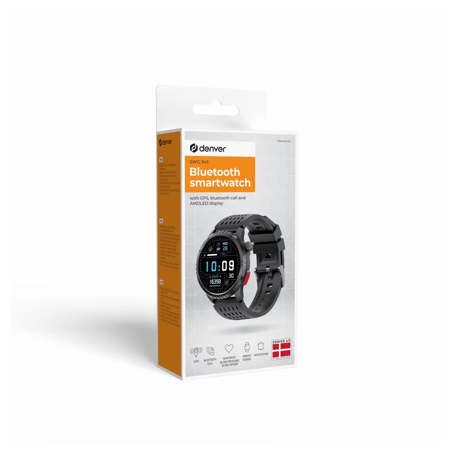 Smartwatch 1,45" Bluetooth com GPS