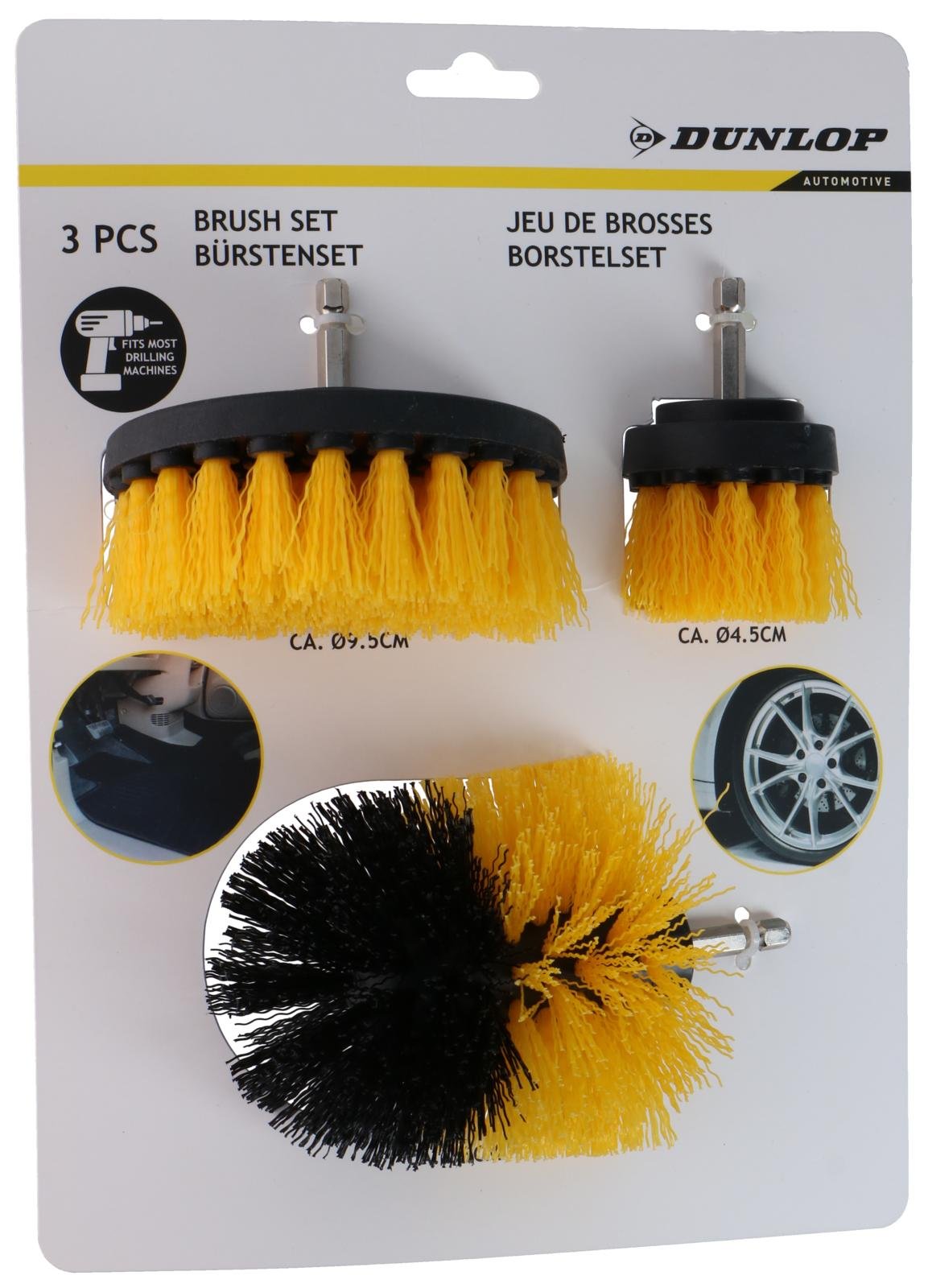 Cabeças de Escova Automóvel x3 Dunlop