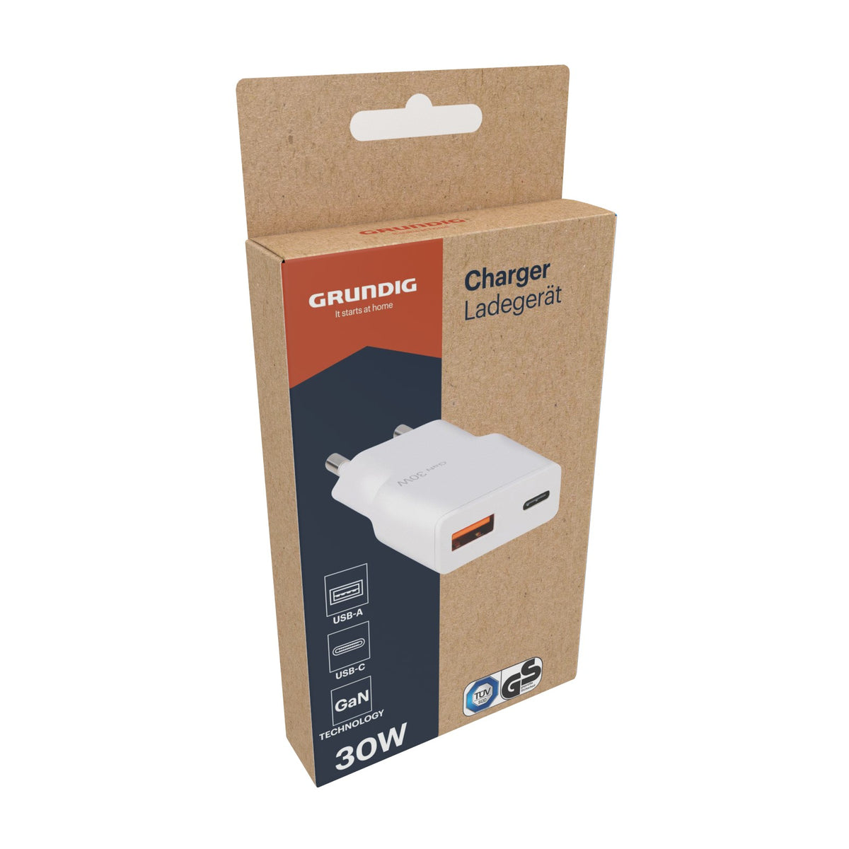 Carregador 2 Portas USB-A/C Grundig
