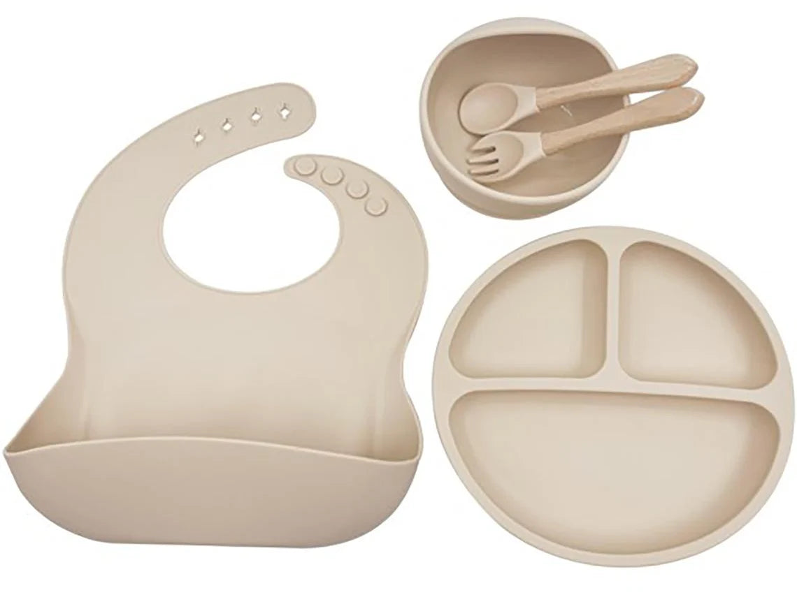 Set Silicone de Refeição 5pcs