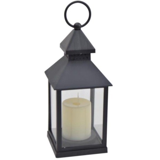 Candeeiro c/Vela LED 23x10cm KIKASA