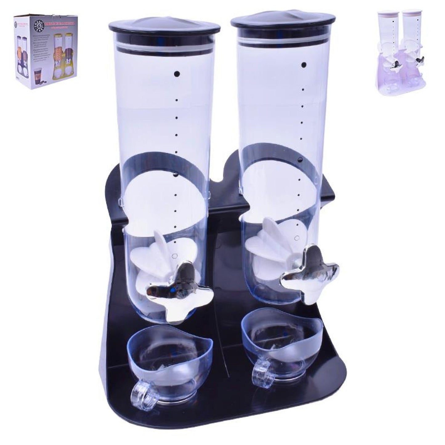 Duplo Dispensador de Cereais 3,6L KIKASA