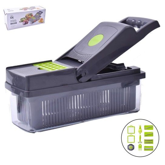 Ralador + Cortador c/Recipiente KIKASA