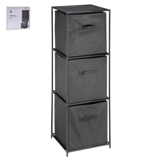 Organizador p/Arrumação c/3 Gavetas 102cm KIKASA