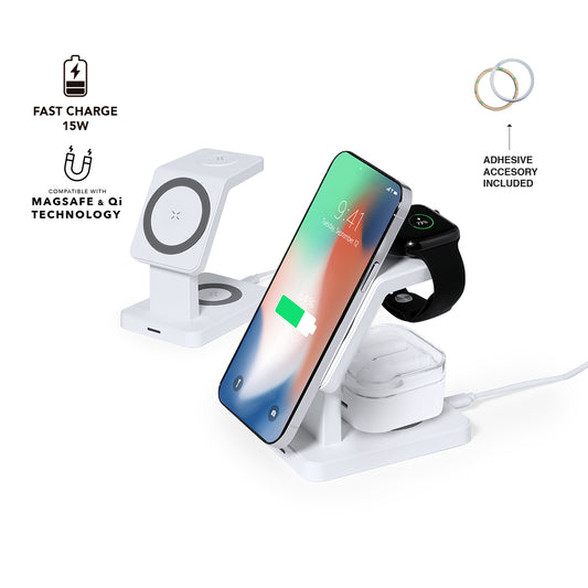 Carregador 3in1 Magsafe 15W Fast Charging PLAY&PARTY