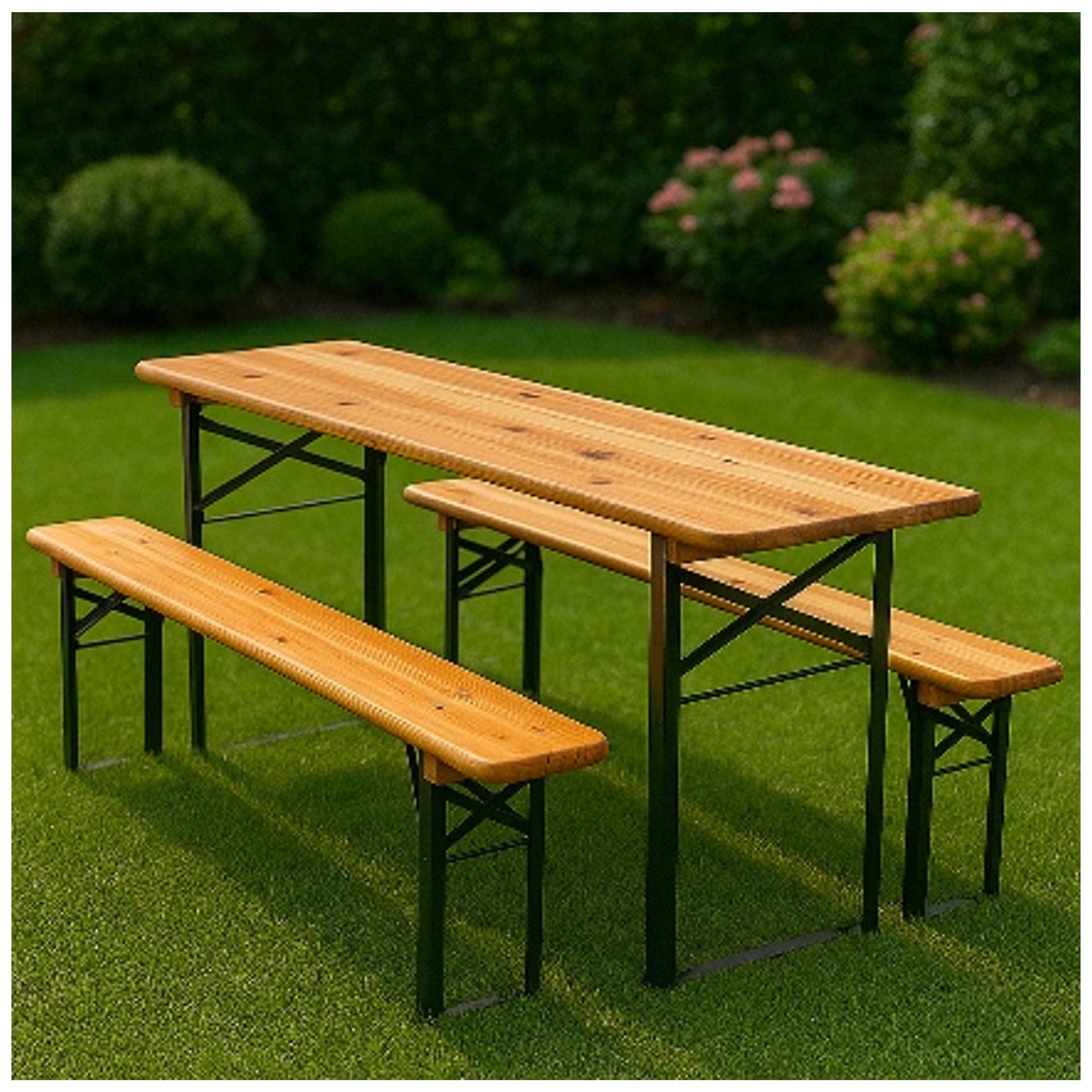 Conjunto de Mesa e Bancos 1,8M BORA BORA
