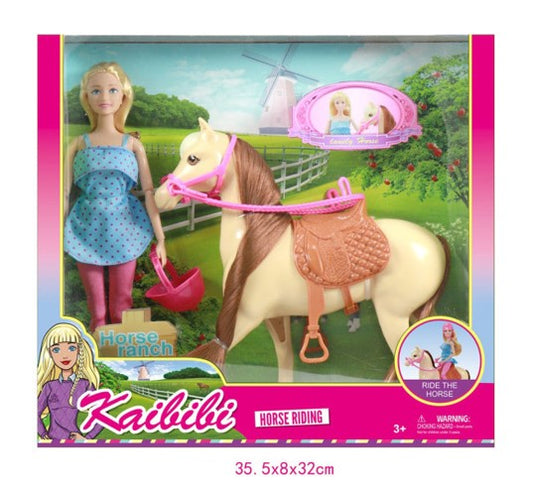 Boneca na Equitação (11,5 Polegadas) KAIBIBI