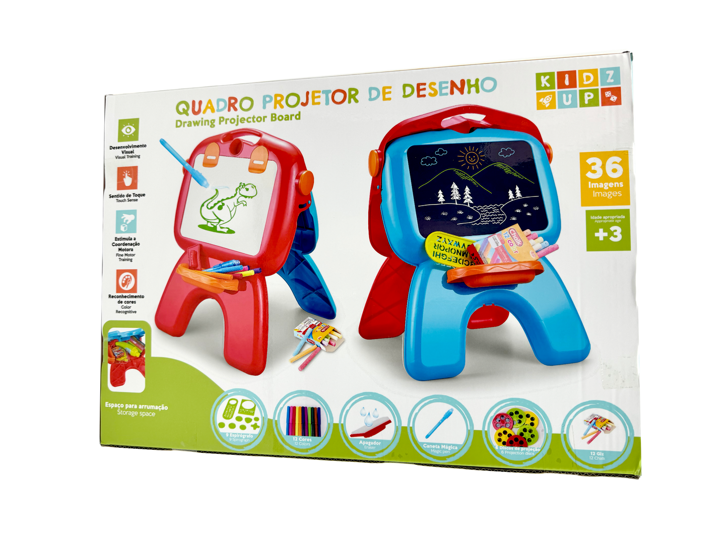 Quadro Projetor de Desenho c/ Luz Noturna KIDZUP