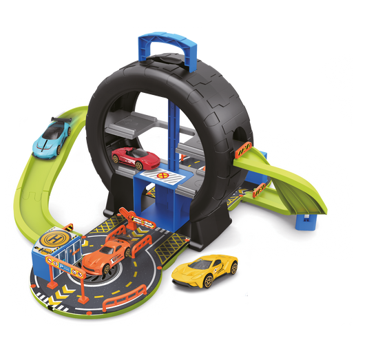 Parque Estacionamento Pneu c/4 Carros SPEEDRACER