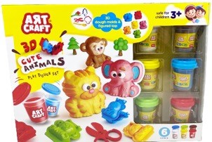 3D Animals Dough Set ART CRAFT