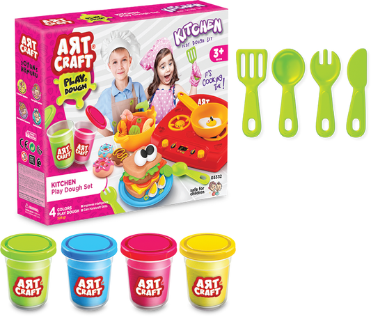 Kitchen Dough Set 12pcs 224gr ART CRAFT