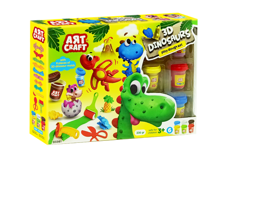 3D Dinosaur Dough Set ART CRAFT