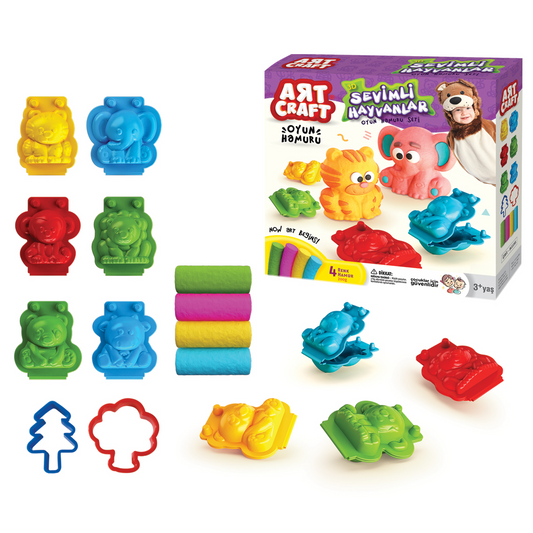 3D Cute Animals Dough - ART CRAFT