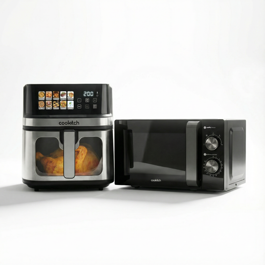 Set Power Cookitch Duo: Micro-ondas 20 L e Airfryer 8 L