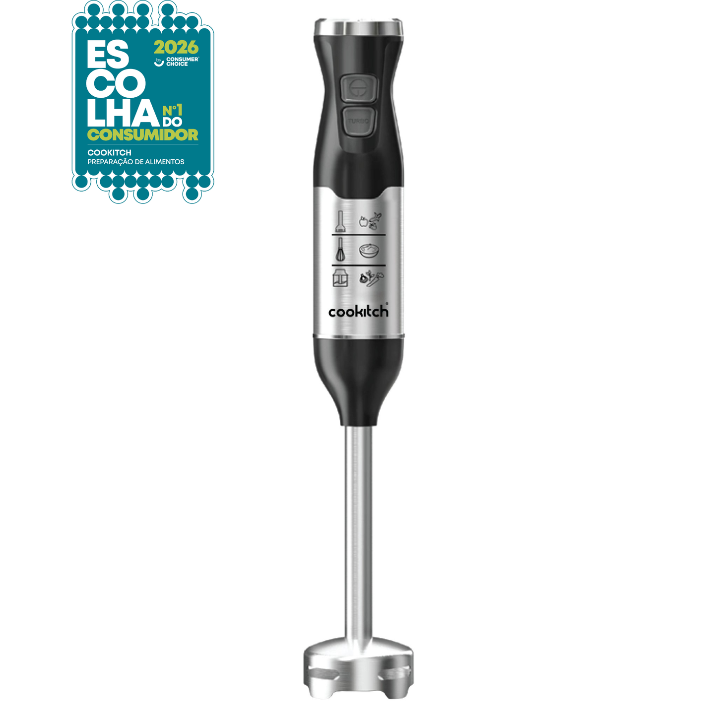 Varinha Mágica Cookitch | Preto Matte | 600w