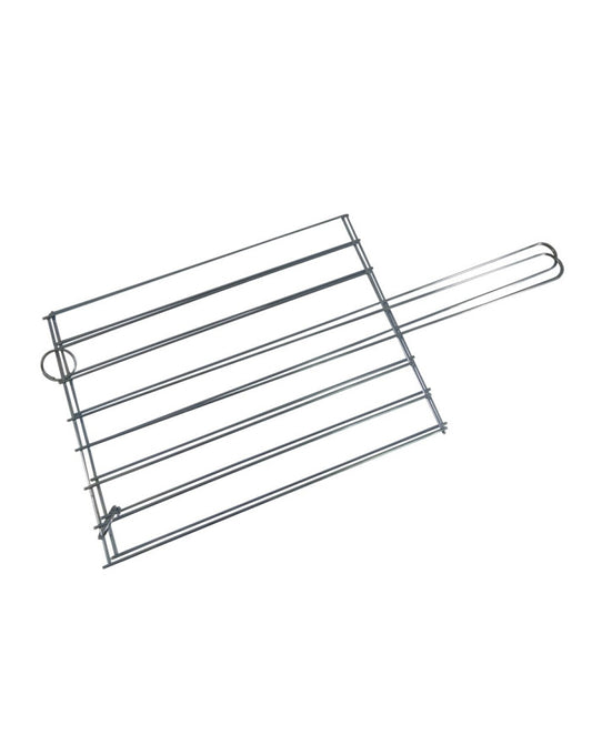 Grelha Retangular Simples Zinc. 40x30cm BBQ LOVERS