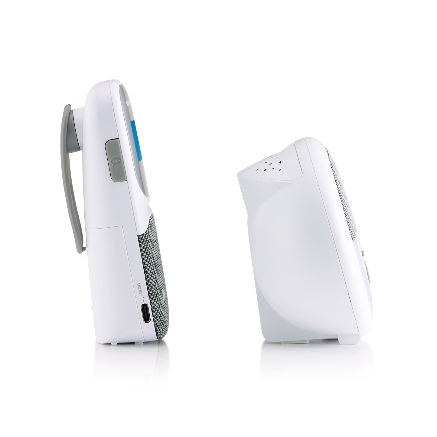 Monitor de Bebé com Ecrã, Projetor de Estrelas e Luz de Presença | Branco