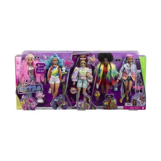 Pack BARBIE Extra 5 Bonecas