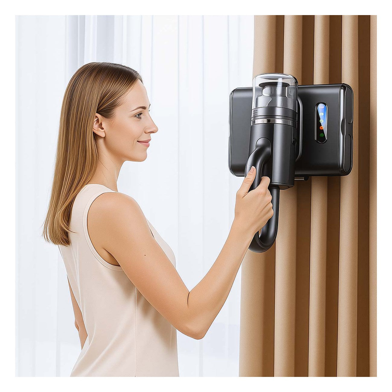 Aspirador de Colchões NEDIS 500W (350 ml - Filtro HEPA - 240V)