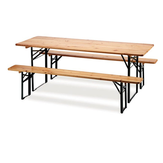 Conjunto de Mesa e Bancos 1,8M BORA BORA