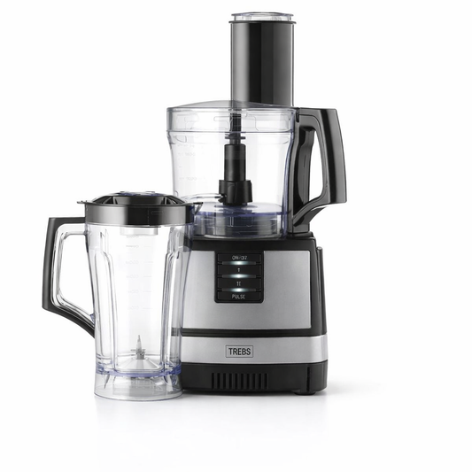 Robô de Cozinha (550W - Preto e Prata)