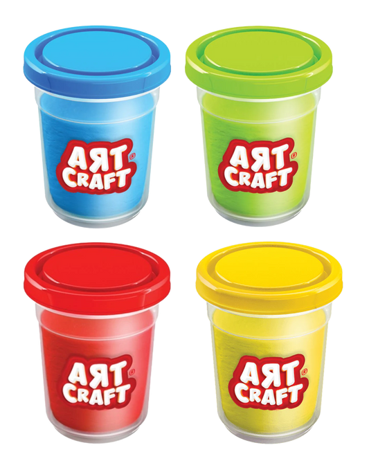 Play Dough Pack 4 Potes 224g ART CRAFT