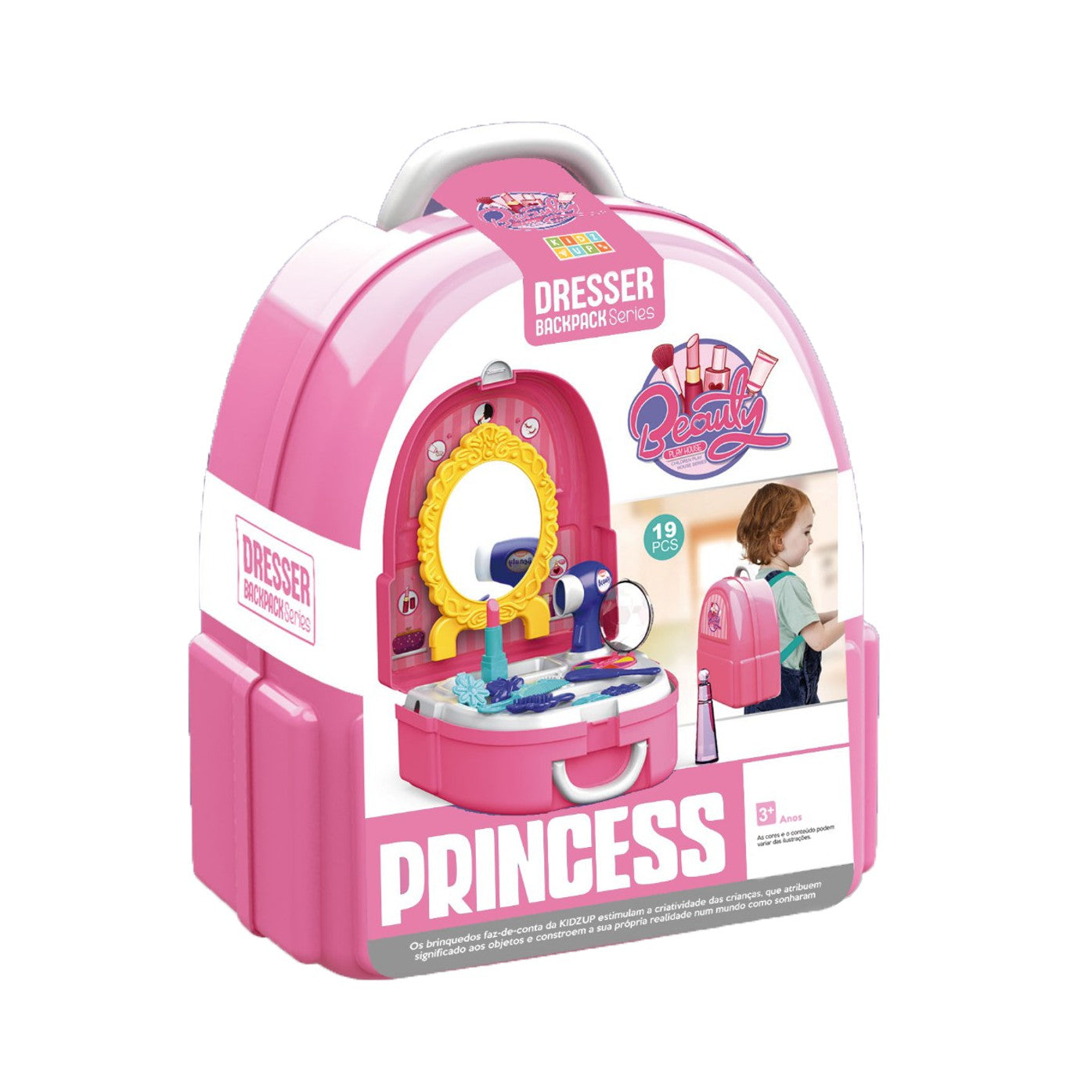 Mochila de Princesa 19 Peças
