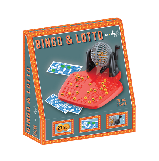 JG Bingo 90 Retro Games Topbrands