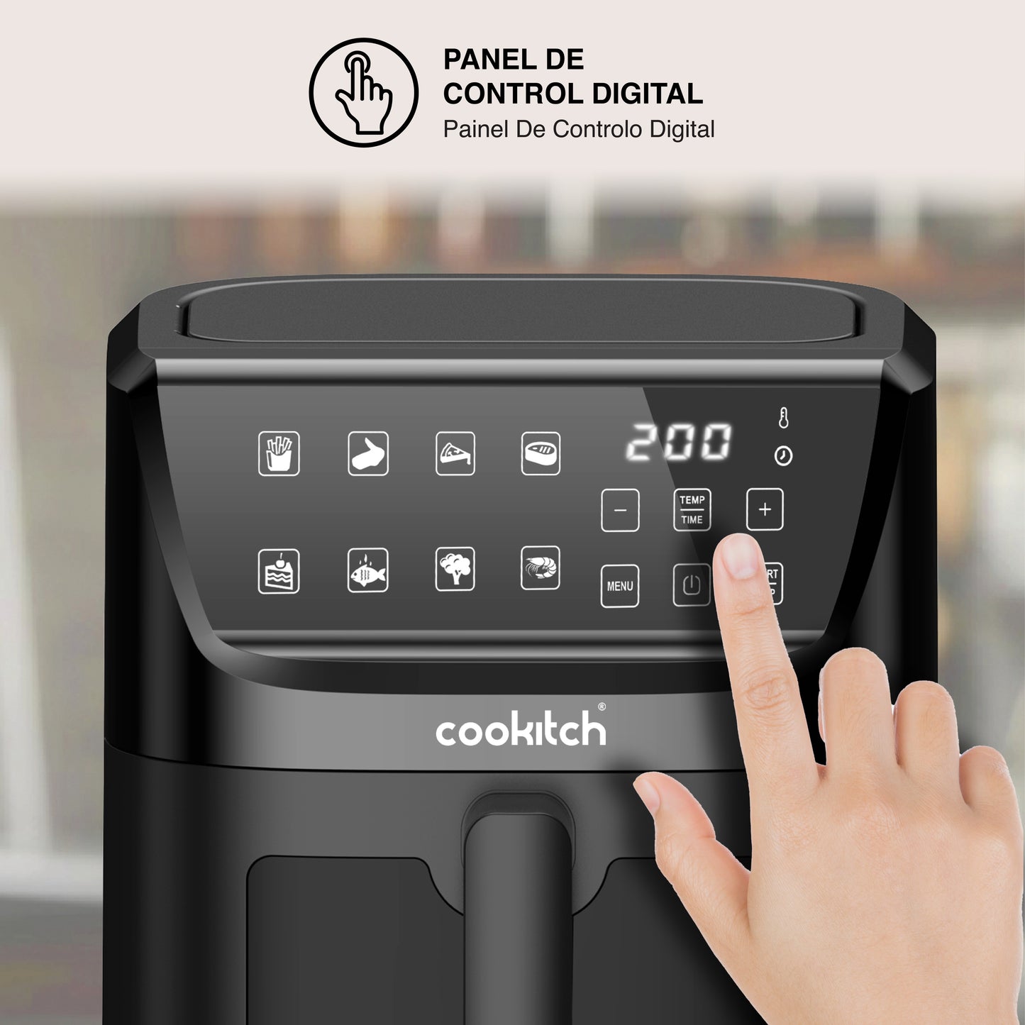 Air Fryer COOKITCH (5L - Preto)