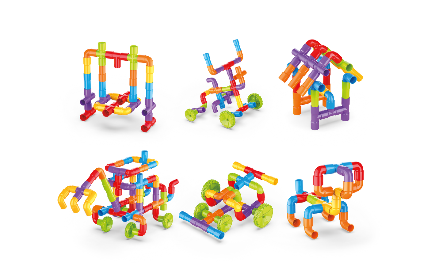 Tubos de Construção 96PCS KIDZUP