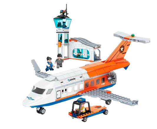 Blocos Construção Centro Aviação 697PCS KIDZUP