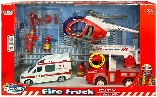 Play Set Equipa Resgate 49CM KIDZUP