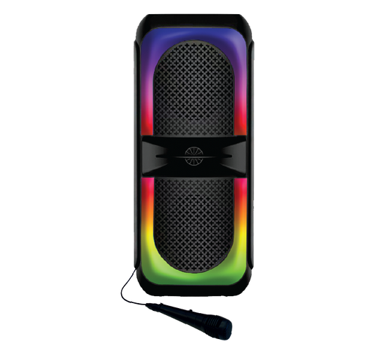 Coluna Karaoke com LED Play&Party
