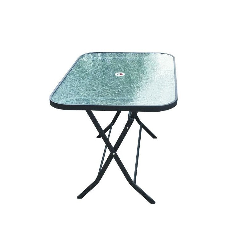 Mesa de Vidro + 4 Cadeiras BORA BORA (Verde)