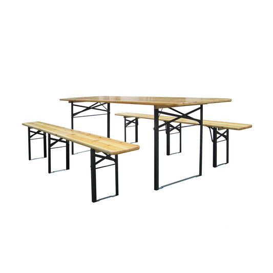 Conjunto Mesa e Bancos 2,2m BORA BORA